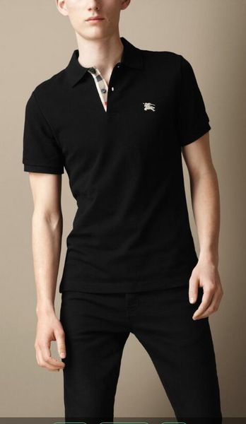 

2019 ca ual polo hirt ummer england cla ic hort leeve triped polo brand men 039 embroidery pullover lapel neck cotton tee 1012