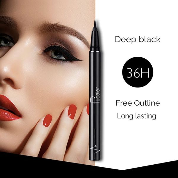 

new lasting 36h liquid eyeliner pencil waterproof black makeup long-lasting easy wear eye liner pen cosmetic lady beauty tool