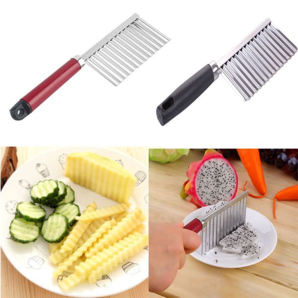 

картофель slicer волнистые резак многофункциональный нож из нержавеющей стали овощечистка кухня гаджет приготовление овощей инструмент аксес