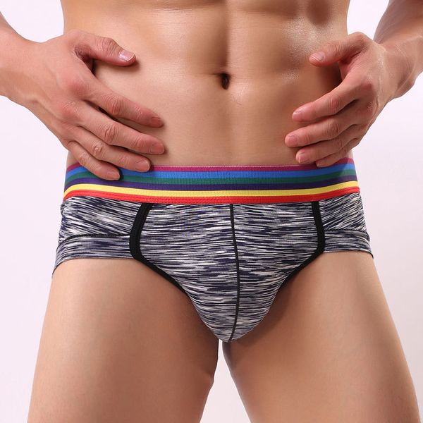 

men underwear briefs shorts fashion panties man breathable low waist u convex pouch underpants cueca calzoncillo -xxl, Black;white