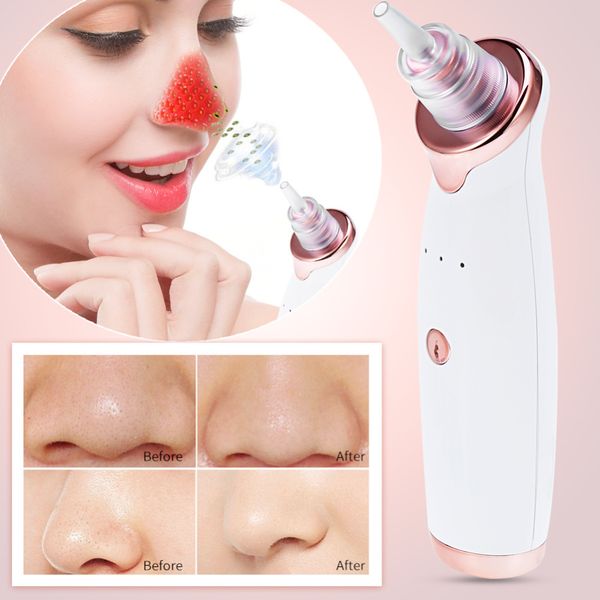 

4 in 1 vacuum electric blackhead inhaler removal pore cleaner skin acne spot cutin face deep cleansing device black head 2colors