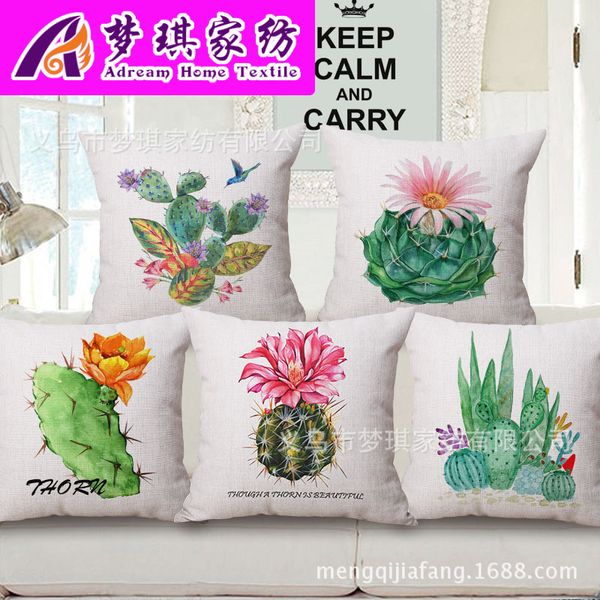 

european wind botany pillow tropic botany cotton cushion