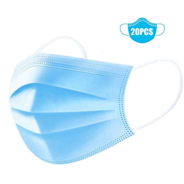 

mascara face masks 3 layers blue 4ply mouth er masks earloop non woven fabric 48h ship mouth mask in stock