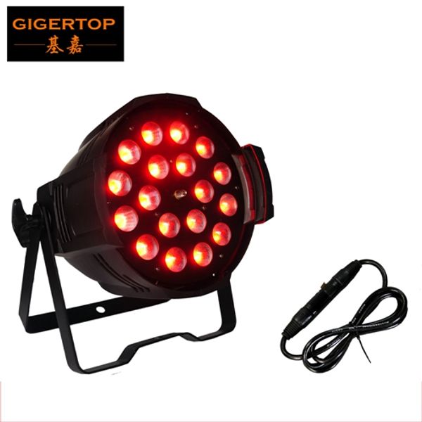 

Led 18x18w zoom par light rgbwa uv 6in1 cree led digital di play zoom function ip20 tage light ce certificate