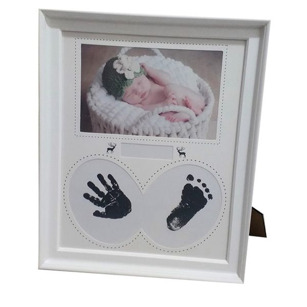 

p frame baby p frame newborn wall for pictures handprint footprint ink pad kid birthday gift cadre room decor