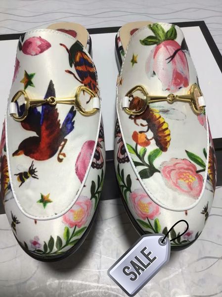 

luxury 423513 princetown designer men's and women's slippers classic slippery metal buckle beach slippers soft shoes, Black