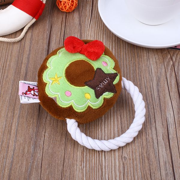 

christmas festival pet dog doggy chew squeeze squeaky play training toys