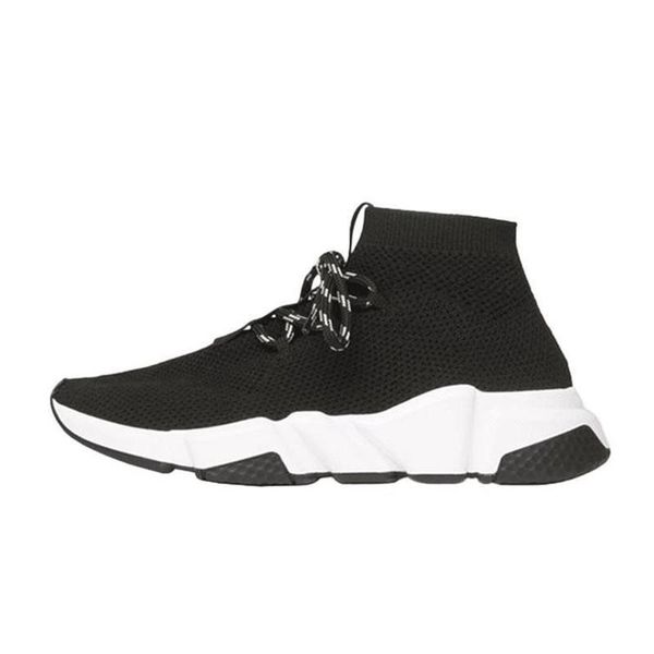 

new designer speed trainer fashion men women socks boots hococal blue red pink flat mens trainers sneakers runner casual shoes, Black