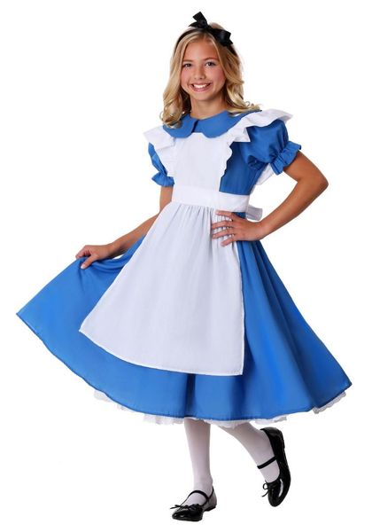 

children anime alice in wonderland party cosplay costume sissy maid uniform sweet lolita dress halloween costumes for kids girls, Black;red