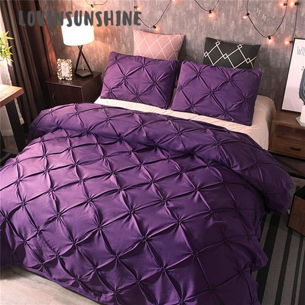 

50 comforter set king size bedding sets purple duvet cover ab#137