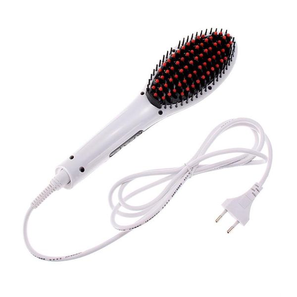 

electric hair straightening comb (white) (euro, Brown