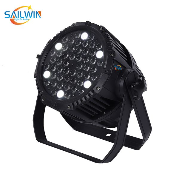 Açık 3w 512 54 * 3w RGBW IP65 su geçirmez 54x3w par teneke DJ sahne ışık led DMX