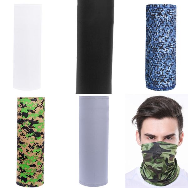 

9x3bt spots scarf bandana fashion mask seamless mask scarf outdoor face skull wolf mouth face bandana novelty ring, Black