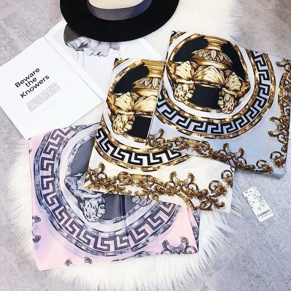 

Высокое качество Мода Шарф Люксовый Бренд Женщин Шелковый Шарф Женщины Шарфы Пла