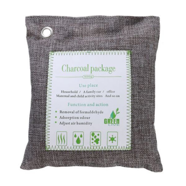 

Large 200g Bags - Activated Bamboo Charcoal All Natural Air Freshener Eco Friendly Odor Eliminator and Moisture Absorber