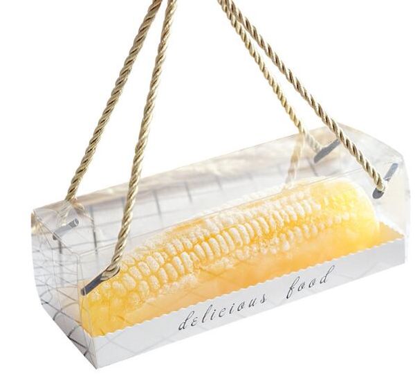 

500pcs/lot 18.5cm*6.5cm*6.5cm clear transparent packing box with tray baked cookie birthday gift cake box
