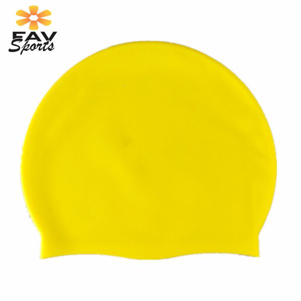

5 colors swimming cap flexible waterproof long hair cover diving swimming poll cap head cover swim ear protector hat 1pcs