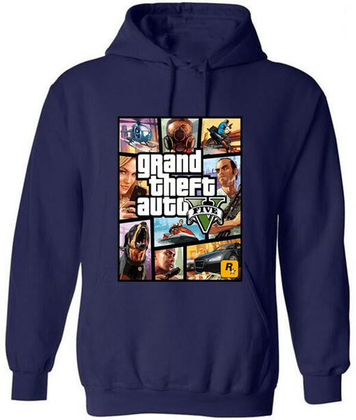 

grand theft v 5 gta5 gtav auto hoodie black mens size small rockstar pullover