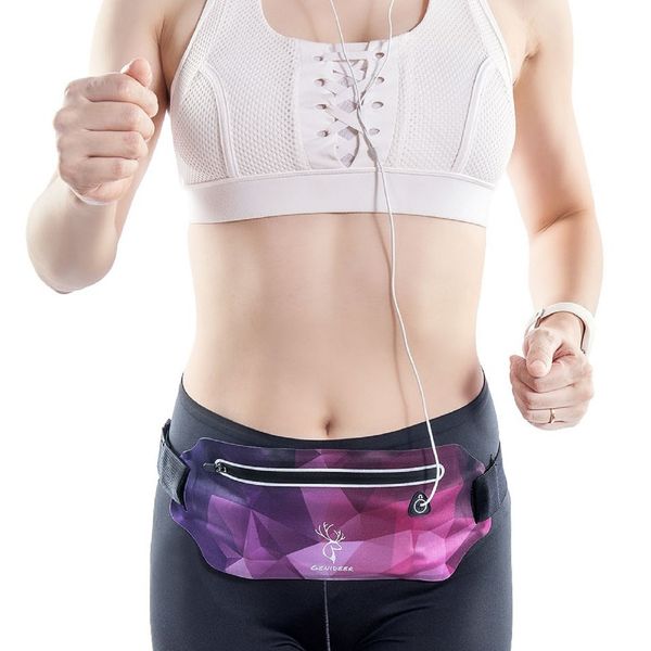 

Women lim running pack bag for workout wai t pack bag for port adju table workout fanny bag run wai t bag zip and headphone hole