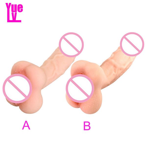 YUELV Realistic oca grande Dildo For Women Vaginal buceta Male Masturbator For Men Masturbação Sem Vibrador, Penis Sleeve Sex Toy Y191217