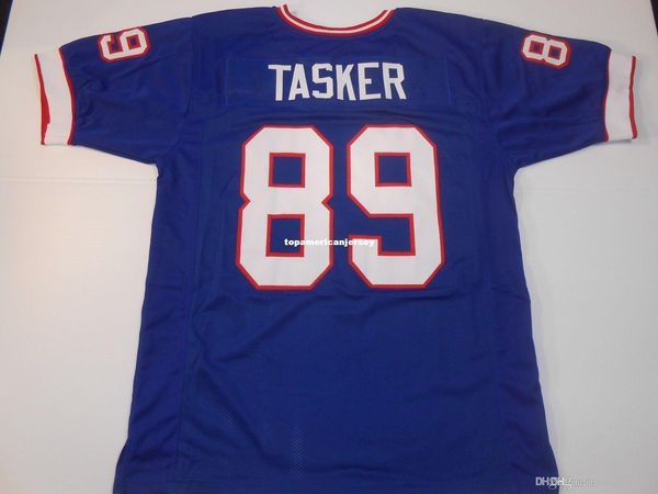 

nbspnfl retro custom sewn stitched #89 steve tasker blue mitchell & ness jersey s-5xl,6xl men's football jerseys rugby, Black;blue