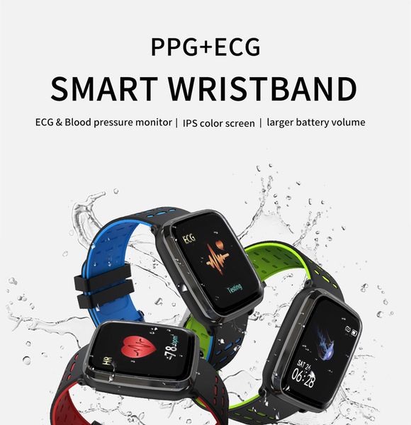 

smart watch bracelet heart rate fitness tracker bluetooth, Slivery;brown