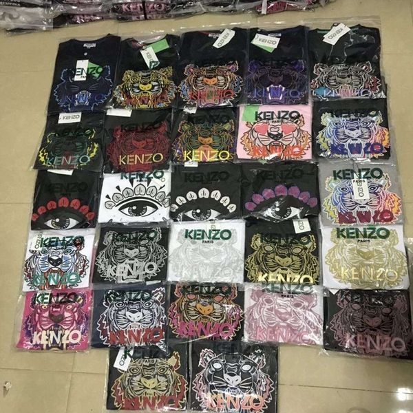 

Cotto color1 men men women women ummer tiger embroidery kenzo fa hion hirt t hirt hoodie uit tee whole ale