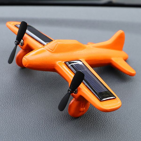 

new car airplane aircraft model solar energy interior decoration deskdecor