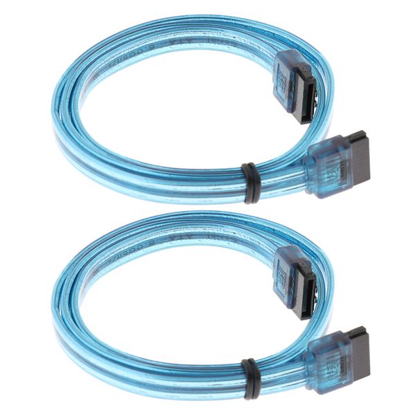 

pair sata iii data drive cable with locking latch 61cm straight 6gb/s