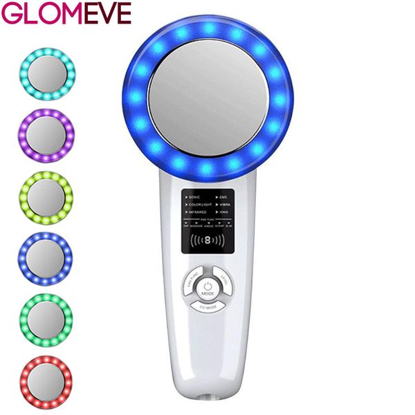 

6 in 1 ultrasound cavitation body slimming massager weight loss anti-cellulite fat burner galvanic infrared ems therapy machine