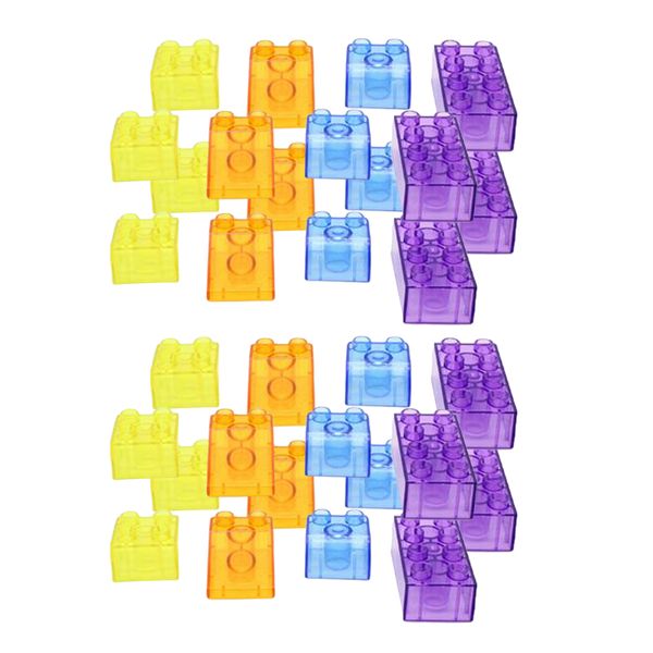 

90 шт прозрачные строительные блоки игрушки для детей игрушки