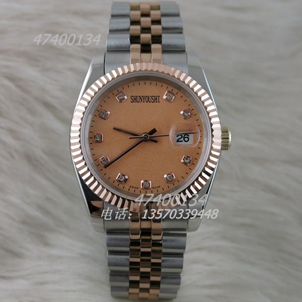 

воскресный календарь серии 2019 роскошные мужские часы япония механические механические наручные часы sapphire fg26, Slivery;brown