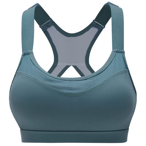 

high stretch breathable sports bra adjustable spaghetti straps fitness women sport bra for running yoga gym cyan xl, White;black