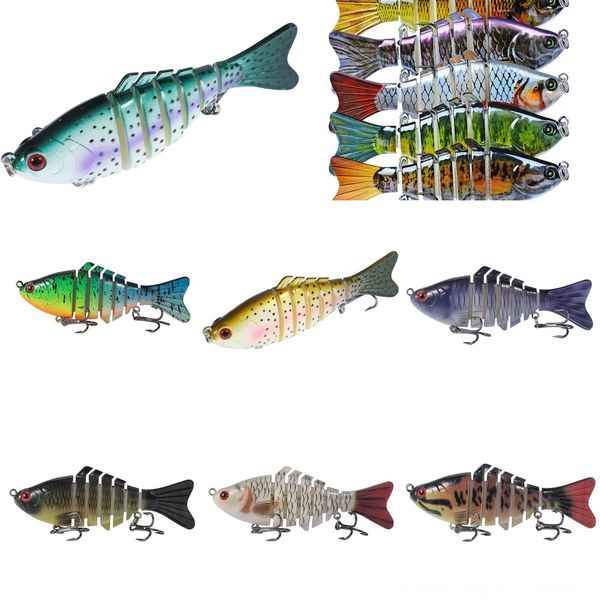 

xn33u fishing tackle box 5 grid box type luya bait (10cm * 15.5g) can hold fake 5 baits