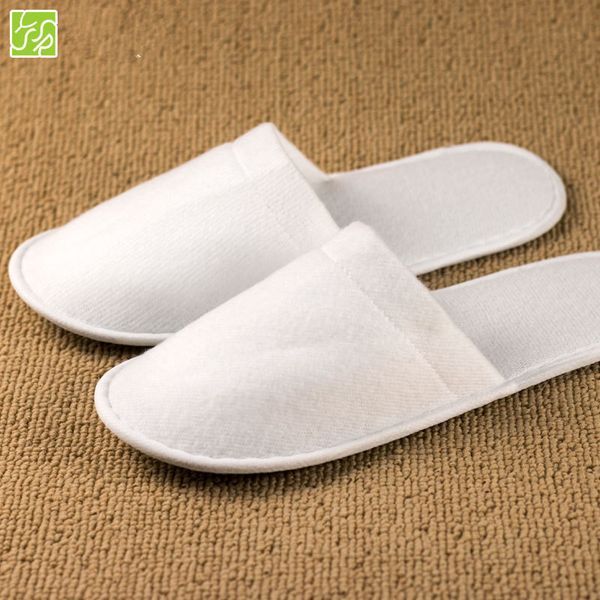 

2019 new 50pairs disposable non-slip padded slippers disposable shoes home white sandals l l babouche sneakers ing, Black