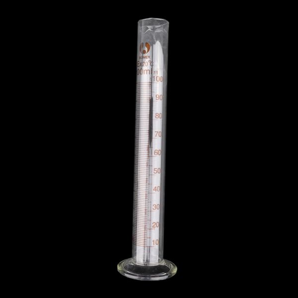 

3 sizes professional graduated glass measuring cylinder chemistry lab spout
