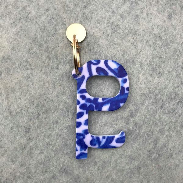 

13style portable keychain no-touch elevator button tools contactless edc door opener key tool sunflower leopard keychain party favor gga3445