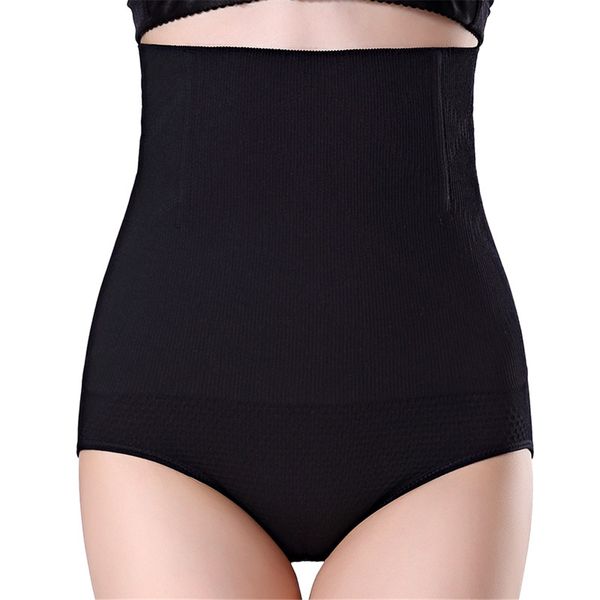 

high waist tummy trimmer shaping underwear buenhancer breathable sheath, Black;gray