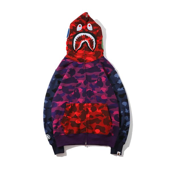 

марка дизайнер толстовка мужчины женщины спорт толстовка хлопок осень зима с длинным рукавом фуфайки кардигана streetwear карман с капюшоном, Black