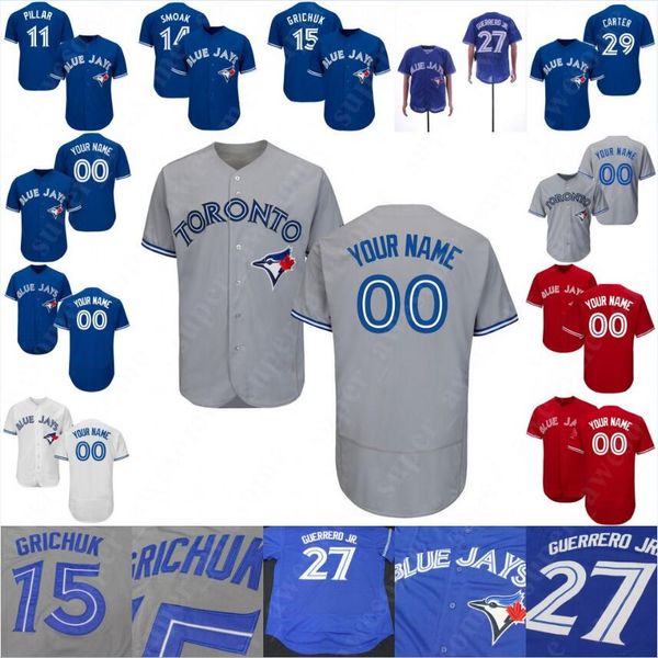 

Toronto Justin Shafe Jacob Waguespack Anthony Alford Teoscar Hernandez Billy McKinney Richard Urena Reese McGuire Tim Mayza Blue Jays Jersey