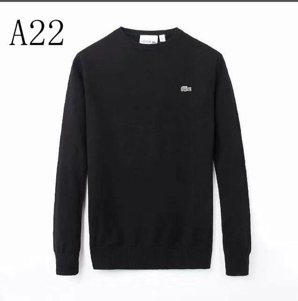 

2019 winter designers autumn men's turtleneck sweater black pullover clothing men's cotton knit sweater men's sweater--4, White;black