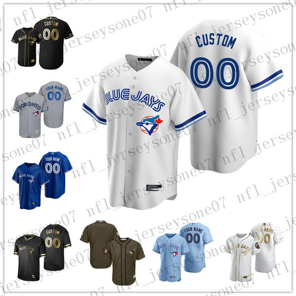 

custom mens women youth toronto blue jays white grey black blue red green authentic weekend 2020 home jersey