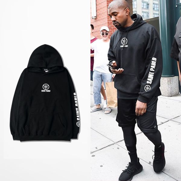 

2016 New Saint Pablo Hoodies Kanye West I feel like pablo TOUR Sweatshirts With Fleece Men Hoody