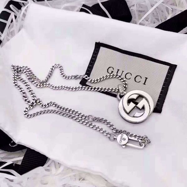 

55cm trend design letter set necklace 925 sterling silver necklace send box statement necklace fashion jewelry