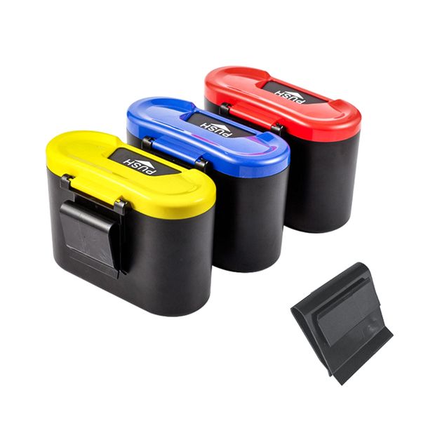 

universal car trash can garbage holder storage bin door seat back visor trash bin paper dustbin rubbish organizer for travel