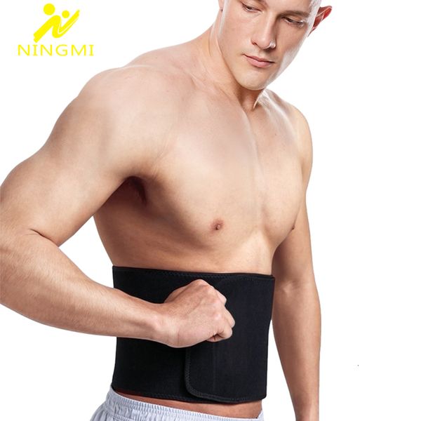 

waist slimming ningmi belt mens trainer thermal neoprene body shaper strap tummy trimmer mans shapewear pulling underwear corset