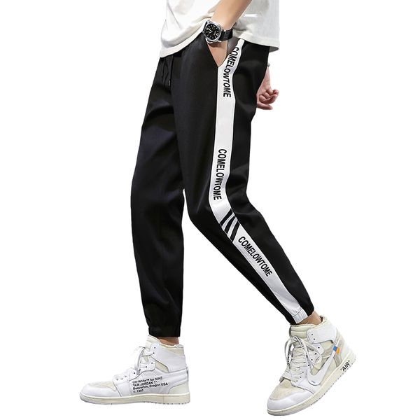 

2019 new men's loose harem ankle cropped casual pants youth korean fashion casual pants, Black