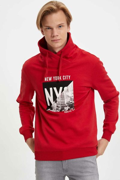 

defacto man sweat shirt-l4420az19wn, Black