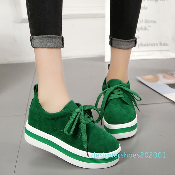 

muffin shoes thick bottom new korean version of baitie students leisure ins womens hong kong wind super net red shoes wholesale 01d, Black