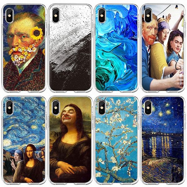 

silicone personality printing phone case for iphone 11 pro x xr xs max 7 8 6 6s plus back cover soft anti-fall protective shell